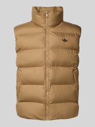 Bodywarmer met logoprint en opstaande kraag van adidas Originals - 42