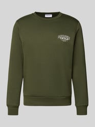 Sweatshirt met labelprint, model 'MAKOTO' van Jack & Jones - 13