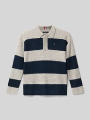 Relaxed fit gebreide pullover met wol van Tommy Hilfiger Teens - 6