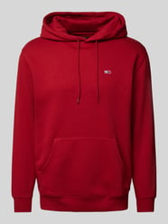 Regular Fit Hoodie mit Label-Stitching von Tommy Jeans Rot - 14