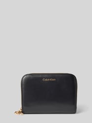 Portemonnaie mit Logo-Print Modell 'Flap' von CK Calvin Klein - 44