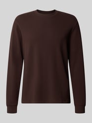 Langarmshirt mit Rippstruktur Modell 'We_Tempest' von BOSS Orange - 16