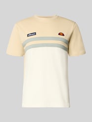 T-Shirt mit Label-Stitchings und Rundhalsausschnitt von ellesse - 36