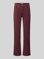 Straight Fit Jeans aus Baumwoll-Mix mit Viskose-Anteil Modell '314 SHAPING STRAIGHT' von Levi's® 300 Bordeaux - 27