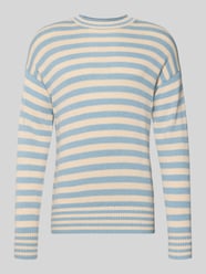 Gebreide pullover van Mix van katoen en kasjmier met geribde boorden van FTC-Cashmere - 35