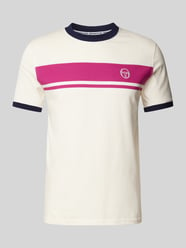 T-shirt met logostitching, model 'MASTER' van SERGIO TACCHINI - 7