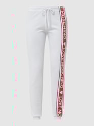 Sweathose mit Logo-Streifen von Love Moschino Weiß - 43