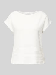 T-Shirt mit Rundhalsausschnitt Modell 'SUHILA' von OPUS Beige - 3