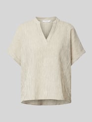 Bluse mit Tunikakragen Modell 'Flandra' von OPUS Beige - 30