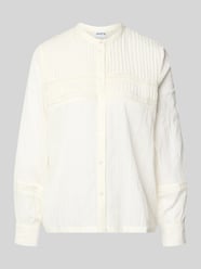 Bluse mit Mao-Kragen und Pointelle-Muster von Jake*s Casual - 38