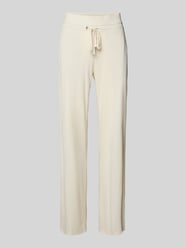Straight Fit Stoffhose mit Strukturmuster Modell 'CANDICE' von Raffaello Rossi - 5