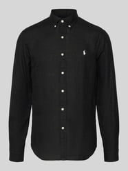 Koszula casualowa o kroju slim fit z czystego lnu od Polo Ralph Lauren - 32
