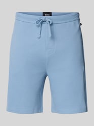 Regular Fit Sweatshorts mit Strukturmuster Modell 'WAFFLE' von BOSS - 1