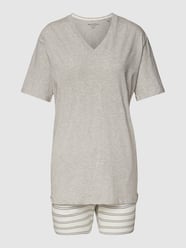 Pyjama mit Stretch-Anteil von Marc O'Polo Grau - 21