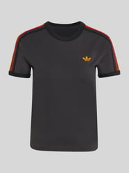 T-Shirt mit Label Stitching aus Baumwoll-Mix von adidas Originals - 18