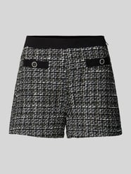 Shorts in Bouclé-Optik Modell 'YVONNE' von Guess Schwarz - 2