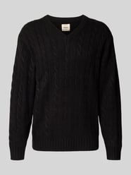 Gebreide pullover met ribboorden, model 'PELLE' van Redefined Rebel - 3