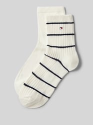 Socken mit Logo-Stitching im 2er-Pack von Tommy Hilfiger Beige - 25