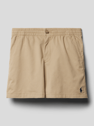 Bermuda met labelstitching van Polo Ralph Lauren Kids Wit - 13