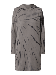 Sweatkleid im Batik-Look  von URBAN CLASSICS Grau / Schwarz - 25