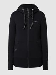 Sweatjacke mit Kapuze Modell 'Neska' von Ragwear Grau / Schwarz - 6