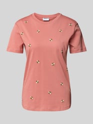 T-Shirt mit Motiv-Stitching von Jake*s Casual Orange - 18