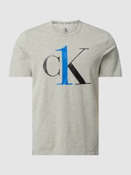 T-shirt z nadrukiem z logo od Calvin Klein Underwear Szary - 4