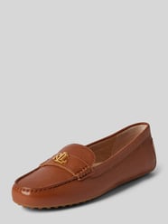 Loafer mit Label-Detail Modell 'BARNSBURY' von Lauren Ralph Lauren Braun - 21