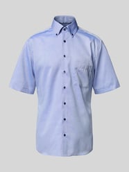 Comfort fit zakelijk overhemd met button-downkraag van ETERNA - 22