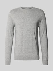 Regular fit gebreide pullover van puur katoen, model 'BERG' van SELECTED HOMME - 45