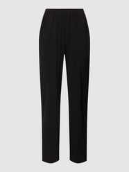 Spodnie z elastycznym pasem model ‘PONTILE’ od MaxMara Leisure Czarny - 22