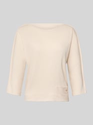T-shirt met boothals en 3/4-mouwen van Marc Cain Beige - 13