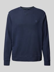 Sweatshirt mit Label-Details von Lerros Blau - 27