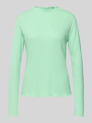 Bluzka z długim rękawem o kroju slim fit z dodatkiem wiskozy od s.Oliver RED LABEL - 19
