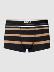 Boxershort,model 'Stripe' van BOSS Grijs / zwart - 36