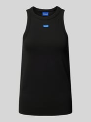 Tanktop mit Label-Detail von Hugo Blue Schwarz - 48