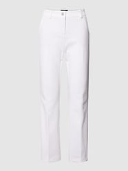 Broek met Franse steekzakken, model 'Stella' van Cambio Wit - 23