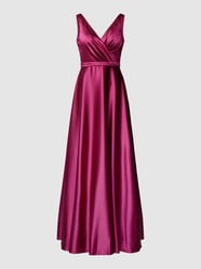 Abendkleid in Wickel-Optik von TROYDEN COLLECTION Rot - 34
