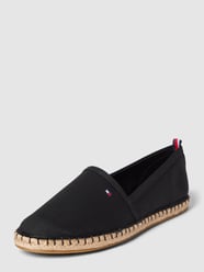 Espadryle z wyhaftowanym logo od Tommy Hilfiger Czarny - 25