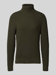 Regular fit coltrui in wafelstructuur, model 'TOM' van SELECTED HOMME - 8