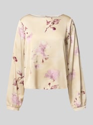 Blouseshirt met ronde hals van Rinascimento Beige - 9