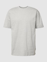 T-shirt van katoen met ronde hals, model 'FRED' van Only & Sons Grijs - 13