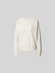 Sweatshirt mit gerippten Abschlüssen von Juvia Beige - 2