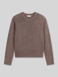 Slim Fit Pullover aus reiner Wolle von Tommy Hilfiger Beige - 26
