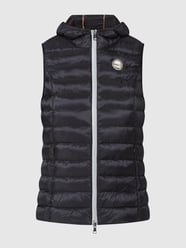 Bodywarmer met capuchon, model 'Stockholm'  van No.1 Como Zwart - 19