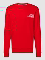 Sweatshirt met ronde hals, model 'ENTRY GRAPHIC' van Tommy Jeans Rood - 34