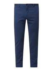 Slim fit pantalon met geweven structuur, model 'MApaton' van Matinique Blauw - 22