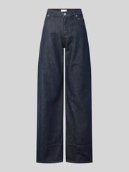 Jeansy wide leg w 3 kieszenie model 'Emelie' od OH APRIL - 35