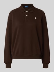 Sweatshirt met polokraag en labelstitching van Polo Ralph Lauren - 3