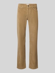 Straight Fit Cordhose aus Baumwoll-Mix Modell 'Mythos Flex Cord' von Brax Beige - 2